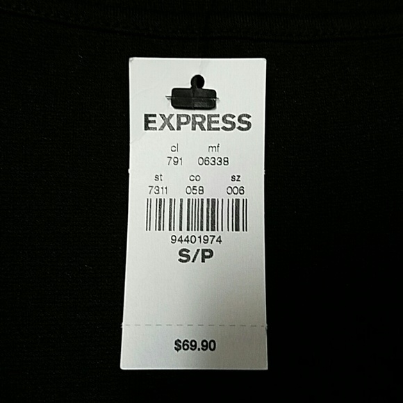 Express Black Dress with Rhinestones - Picture 2 of 5